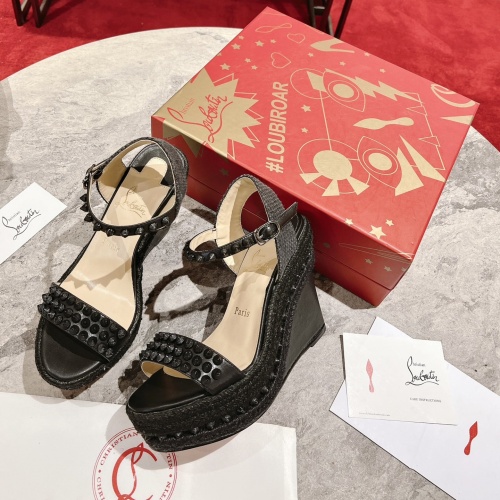 Replica Christian Louboutin Sandal For Women #1096986, $98.00 USD, [ITEM#1096986], Replica Christian Louboutin Sandal outlet from China