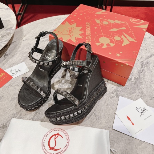 Replica Christian Louboutin Sandal For Women #1097007, $98.00 USD, [ITEM#1097007], Replica Christian Louboutin Sandal outlet from China