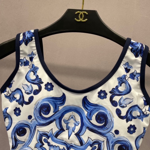 Replica Dolce & Gabbana Bathing Suits Sleeveless For Women #1097963 $52.00 USD for Wholesale