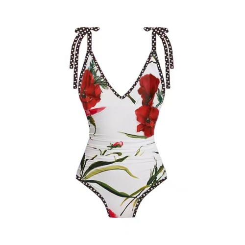 Replica Dolce & Gabbana Bathing Suits Sleeveless For Women #1097964 $96.00 USD for Wholesale