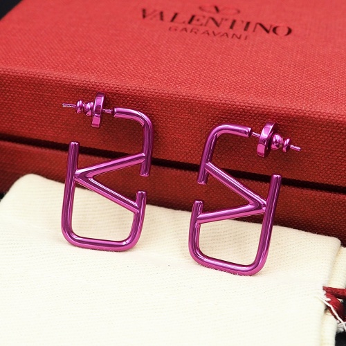 Replica Valentino Earrings For Women #1098400 $25.00 USD for Wholesale