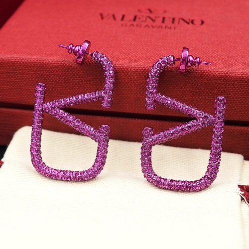 Replica Valentino Earrings For Women #1098410 $32.00 USD for Wholesale