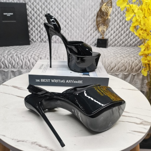 Replica Yves Saint Laurent YSL Sandal For Women #1098538 $145.00 USD for Wholesale