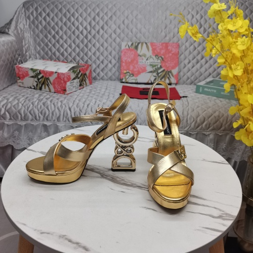 Replica Dolce & Gabbana D&G Sandal For Women #1098692 $145.00 USD for Wholesale