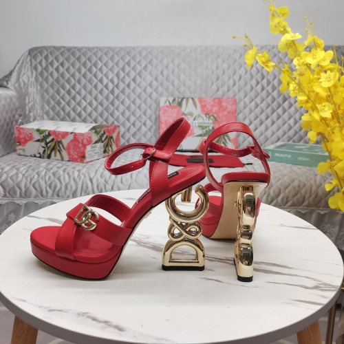 Replica Dolce & Gabbana D&G Sandal For Women #1098695 $145.00 USD for Wholesale