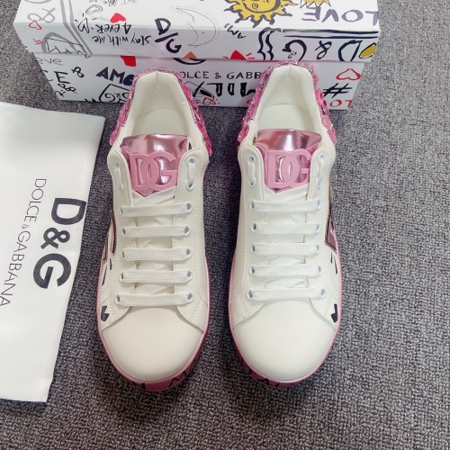 Replica Dolce & Gabbana D&G Casual Shoes For Women #1098710 $135.00 USD for Wholesale