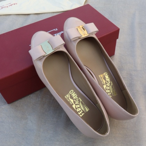 Replica Salvatore Ferragamo Flat Shoes For Women #1099041 $96.00 USD for Wholesale