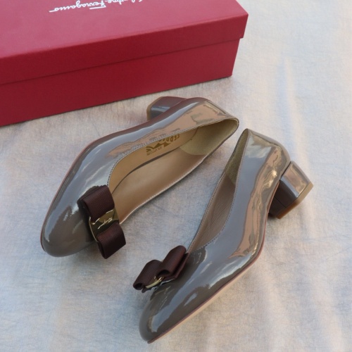Replica Salvatore Ferragamo Flat Shoes For Women #1099045 $96.00 USD for Wholesale