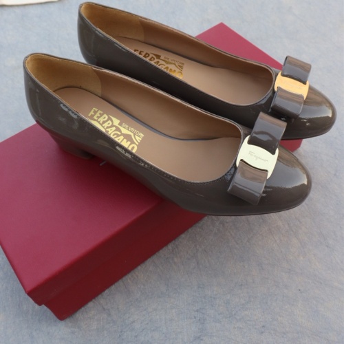 Replica Salvatore Ferragamo Flat Shoes For Women #1099065 $96.00 USD for Wholesale
