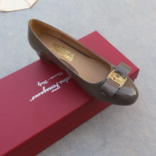 Replica Salvatore Ferragamo Flat Shoes For Women #1099065 $96.00 USD for Wholesale