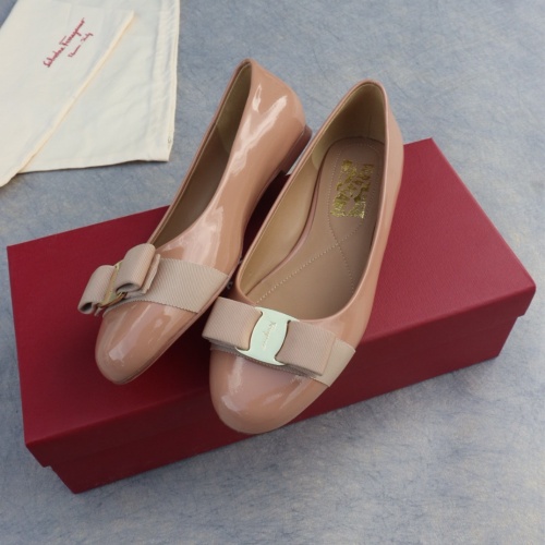Replica Salvatore Ferragamo Flat Shoes For Women #1099073, $96.00 USD, [ITEM#1099073], Replica Salvatore Ferragamo Flat Shoes outlet from China