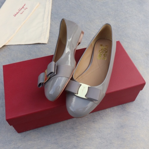 Replica Salvatore Ferragamo Flat Shoes For Women #1099074, $96.00 USD, [ITEM#1099074], Replica Salvatore Ferragamo Flat Shoes outlet from China