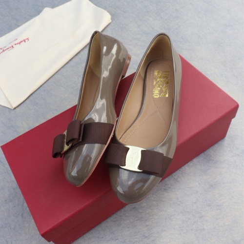 Replica Salvatore Ferragamo Flat Shoes For Women #1099075, $96.00 USD, [ITEM#1099075], Replica Salvatore Ferragamo Flat Shoes outlet from China