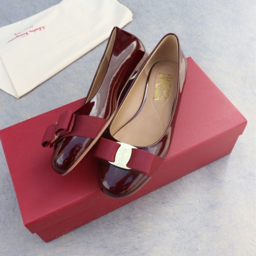 Replica Salvatore Ferragamo Flat Shoes For Women #1099077, $96.00 USD, [ITEM#1099077], Replica Salvatore Ferragamo Flat Shoes outlet from China