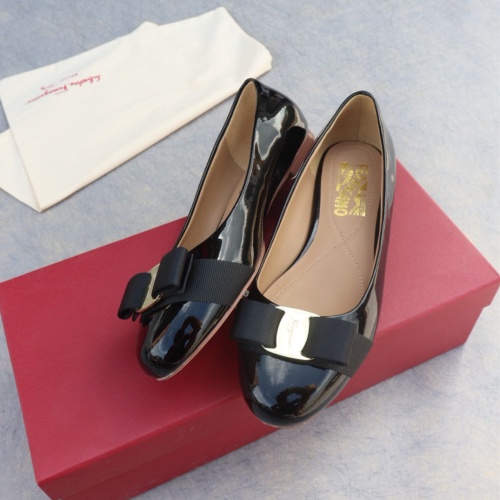 Replica Salvatore Ferragamo Flat Shoes For Women #1099079, $96.00 USD, [ITEM#1099079], Replica Salvatore Ferragamo Flat Shoes outlet from China