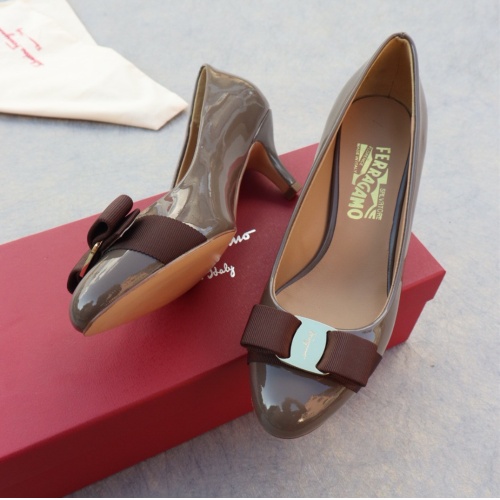 Replica Salvatore Ferragamo High-Heeled Shoes For Women #1099085, $96.00 USD, [ITEM#1099085], Replica Salvatore Ferragamo High-Heeled Shoes outlet from China