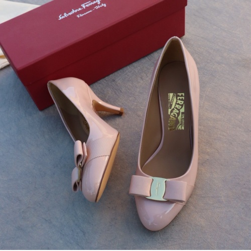 Replica Salvatore Ferragamo High-Heeled Shoes For Women #1099091, $96.00 USD, [ITEM#1099091], Replica Salvatore Ferragamo High-Heeled Shoes outlet from China