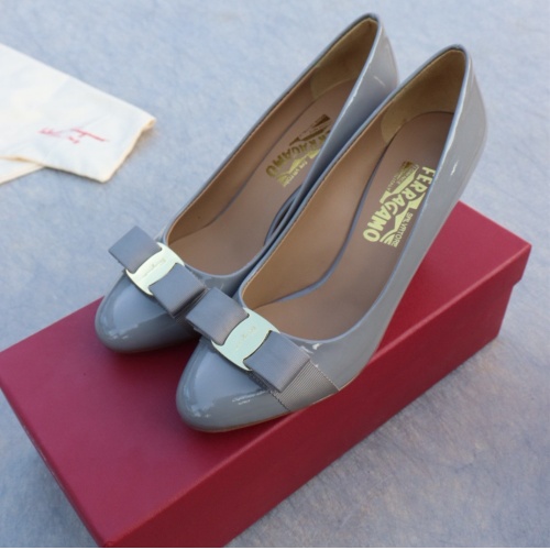 Replica Salvatore Ferragamo High-Heeled Shoes For Women #1099093 $96.00 USD for Wholesale