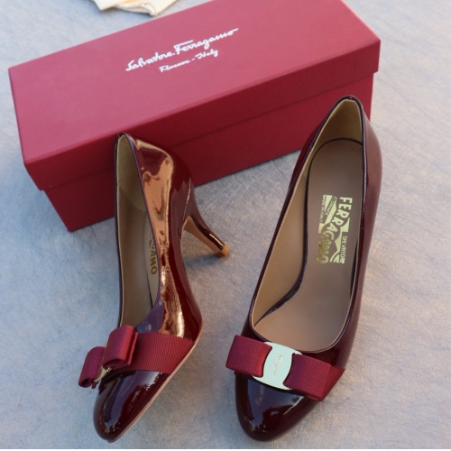 Replica Salvatore Ferragamo High-Heeled Shoes For Women #1099096, $96.00 USD, [ITEM#1099096], Replica Salvatore Ferragamo High-Heeled Shoes outlet from China