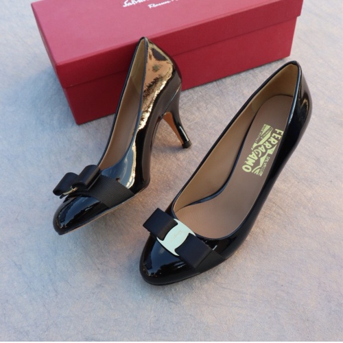 Replica Salvatore Ferragamo High-Heeled Shoes For Women #1099098, $96.00 USD, [ITEM#1099098], Replica Salvatore Ferragamo High-Heeled Shoes outlet from China