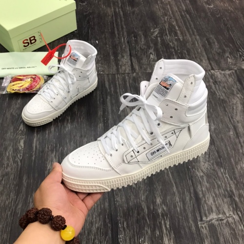 Replica Off-White High Tops Shoes For Men #1099169, $100.00 USD, [ITEM#1099169], Replica Off-White High Tops Shoes outlet from China