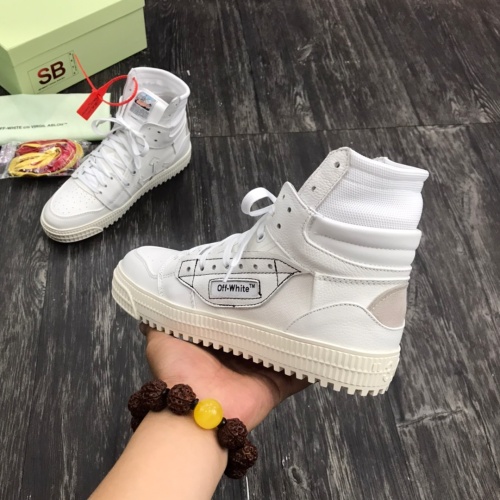 Replica Off-White High Tops Shoes For Men #1099169 $100.00 USD for Wholesale