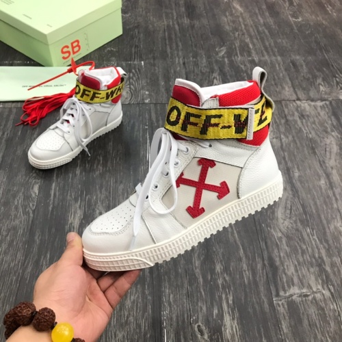 Replica Off-White High Tops Shoes For Women #1099178, $100.00 USD, [ITEM#1099178], Replica Off-White High Tops Shoes outlet from China