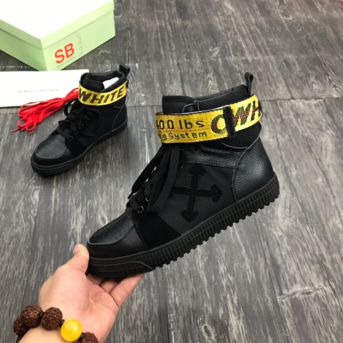 Replica Off-White High Tops Shoes For Women #1099182, $100.00 USD, [ITEM#1099182], Replica Off-White High Tops Shoes outlet from China