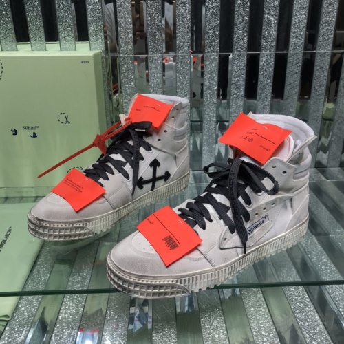 Replica Off-White High Tops Shoes For Women #1099186, $105.00 USD, [ITEM#1099186], Replica Off-White High Tops Shoes outlet from China