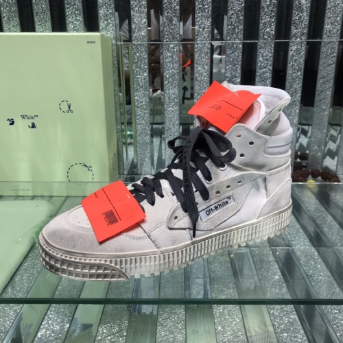 Replica Off-White High Tops Shoes For Women #1099186 $105.00 USD for Wholesale