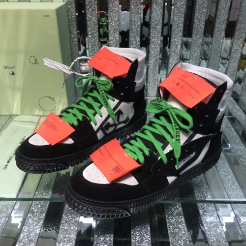 Replica Off-White High Tops Shoes For Men #1099195, $105.00 USD, [ITEM#1099195], Replica Off-White High Tops Shoes outlet from China