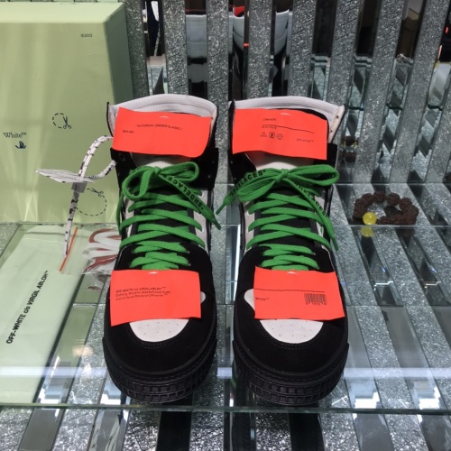 Replica Off-White High Tops Shoes For Men #1099195 $105.00 USD for Wholesale