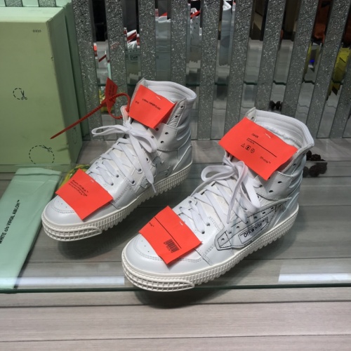 Replica Off-White High Tops Shoes For Men #1099199, $105.00 USD, [ITEM#1099199], Replica Off-White High Tops Shoes outlet from China