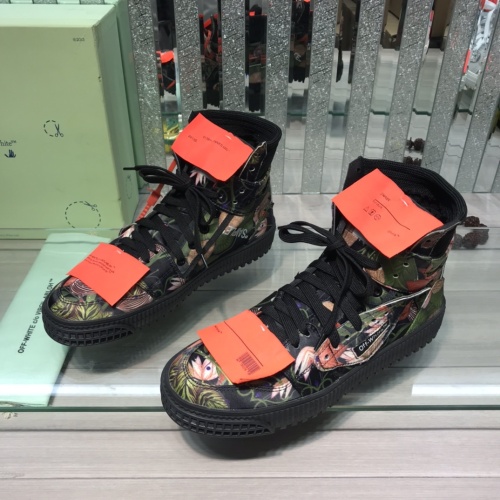 Replica Off-White High Tops Shoes For Men #1099205, $105.00 USD, [ITEM#1099205], Replica Off-White High Tops Shoes outlet from China