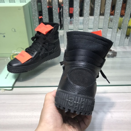 Replica Off-White High Tops Shoes For Men #1099207 $105.00 USD for Wholesale