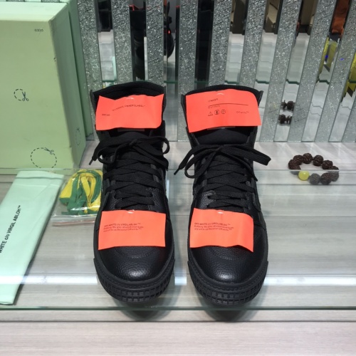 Replica Off-White High Tops Shoes For Women #1099208 $105.00 USD for Wholesale