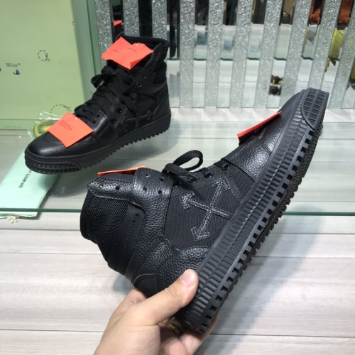 Replica Off-White High Tops Shoes For Women #1099208 $105.00 USD for Wholesale