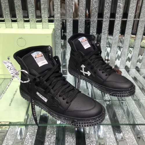 Replica Off-White High Tops Shoes For Women #1099214 $108.00 USD for Wholesale