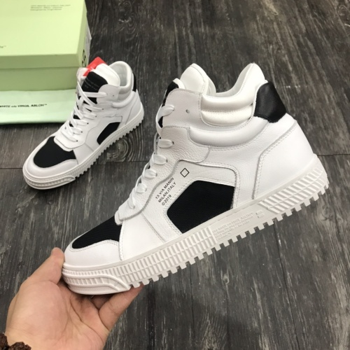 Replica Off-White High Tops Shoes For Men #1099215, $102.00 USD, [ITEM#1099215], Replica Off-White High Tops Shoes outlet from China