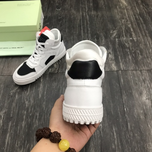 Replica Off-White High Tops Shoes For Men #1099215 $102.00 USD for Wholesale