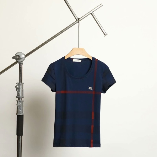 Replica Burberry T-Shirts Short Sleeved For Women #1100915, $34.00 USD, [ITEM#1100915], Replica Burberry T-Shirts outlet from China
