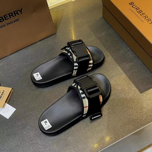 Replica Burberry Slippers For Men #1102024 $72.00 USD for Wholesale