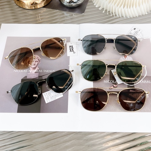 Replica Montblanc AAA Quality Sunglasses #1104869 $60.00 USD for Wholesale