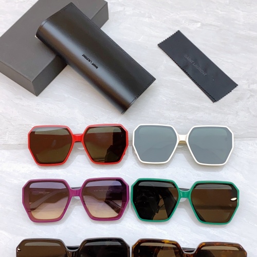 Replica Yves Saint Laurent YSL AAA Quality Sunglasses #1105085 $60.00 USD for Wholesale