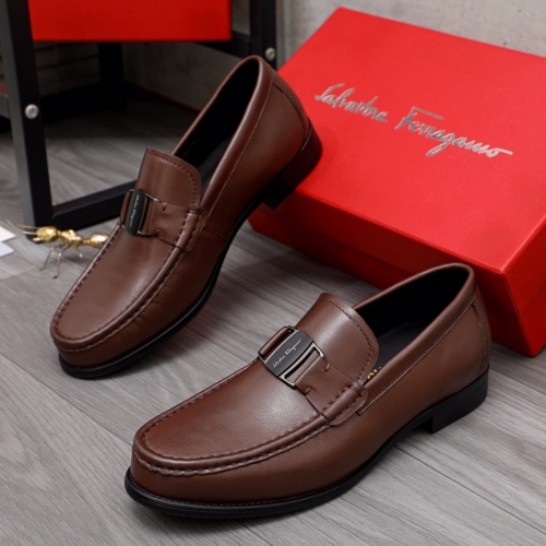 Replica Salvatore Ferragamo Leather Shoes For Men #1107325, $85.00 USD, [ITEM#1107325], Replica Salvatore Ferragamo Leather Shoes outlet from China