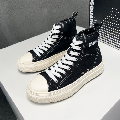 Replica Dsquared High Tops Shoes For Men #1107507, $100.00 USD, [ITEM#1107507], Replica Dsquared High Tops Shoes outlet from China