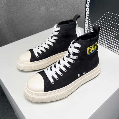 Replica Dsquared High Tops Shoes For Men #1107508, $100.00 USD, [ITEM#1107508], Replica Dsquared High Tops Shoes outlet from China