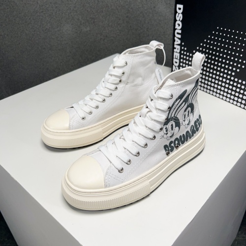 Replica Dsquared High Tops Shoes For Men #1107509, $100.00 USD, [ITEM#1107509], Replica Dsquared High Tops Shoes outlet from China