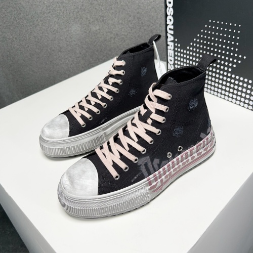 Replica Dsquared High Tops Shoes For Men #1107512, $100.00 USD, [ITEM#1107512], Replica Dsquared High Tops Shoes outlet from China