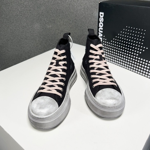 Replica Dsquared High Tops Shoes For Men #1107512 $100.00 USD for Wholesale